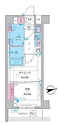 GALICIA中野新井薬師 1DKの間取図画像