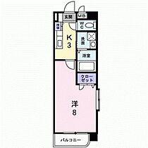 プロスペールＳ 401 ｜ 福岡県久留米市東合川８丁目8-7（賃貸マンション1K・4階・26.39㎡） その2