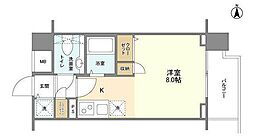 エクセリア九段 ワンルームの間取図画像