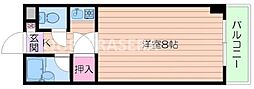 モリビル 1Kの間取図画像