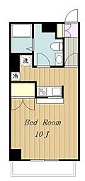 共栄町田ビル 1Kの間取図画像