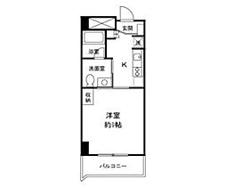エル・セレーノ住之江 1Kの間取図画像
