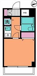 ライオンズプラザ川崎第2 1Kの間取図画像
