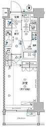 ジェノヴィア板橋WESTグリーンヴェール 1Kの間取図画像