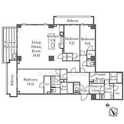 間取図画像 3LDK