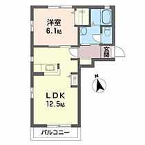 アプリコットＣ 203 ｜ 福島県いわき市常磐水野谷町東9-5（賃貸アパート1LDK・2階・42.00㎡） その2