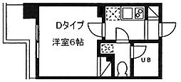 アクセス大塚 1Kの間取図画像