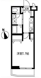 アイル三軒茶屋 1Kの間取図画像