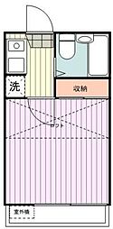 ドミールシーマ 1Kの間取図画像