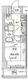 MIND川口 1Kの間取図画像