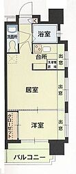 エステート・モア平尾公園通り 1LDKの間取図画像
