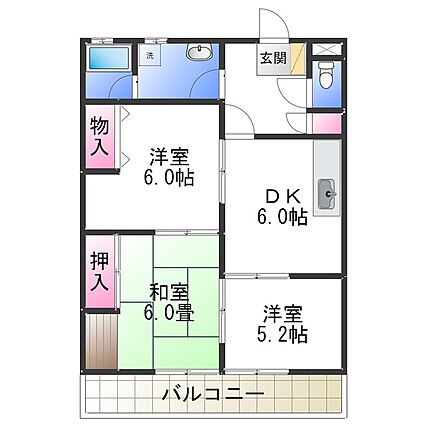 ヤマイチプラザ東松江_間取り_0