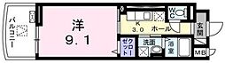 ヴォロンティエ 1Kの間取図画像