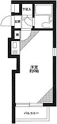TOP成増No.1 ワンルームの間取図画像