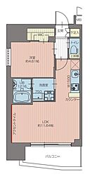 プレジオ池袋NORTH 1LDKの間取図画像