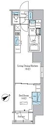 アーバネックス浅草橋Front 1LDKの間取図画像