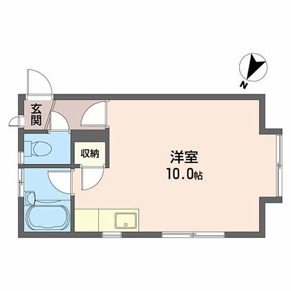 パレスエヴァ八乙女 205｜宮城県仙台市泉区八乙女１丁目(賃貸アパート1R・2階・23.19㎡)の写真 その2