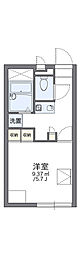 レオパレスジャスミン 1Kの間取図画像