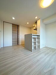 南海線 北助松駅 徒歩2分の賃貸アパート 3階1LDKのリビング/ダイニング