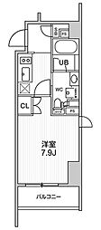 SEASONFLATS新高円寺 1Kの間取図画像