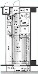 グランド・ガーラ渋谷松濤 1Kの間取図画像