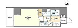KDXRESIDENCEMachidaNorth 1Kの間取図画像
