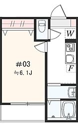 アザーレ・パッシオ本厚木B 2階