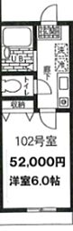 第27アベニュー 1Kの間取図画像