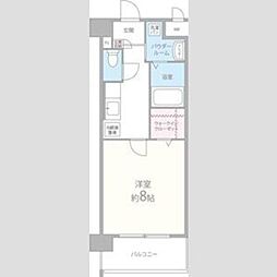 ツルトスコ2番館 1Kの間取図画像