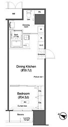 グランハイツ高田馬場 1DKの間取図画像