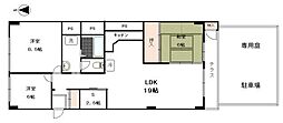 高島台ハウス 3SLDKの間取図画像