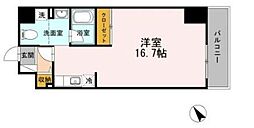 ジェイ・エス・ティ横浜東 ワンルームの間取図画像