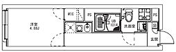 MAXIV CITY八幡山 1Kの間取図画像