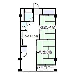 泉ヶ丘コーポラスB棟1 2階