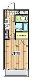 ビューアイランドOS・2 1Kの間取図画像