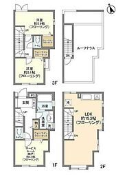 セボン恵比寿 1階2SLDKの間取り