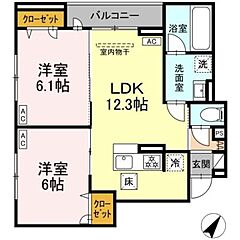 物件の間取り