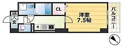 アシストみなと元町 1Kの間取図画像