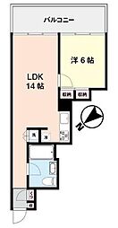 エムティーコート 1LDKの間取図画像
