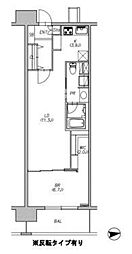 ロイヤルパークス西新井 1LDKの間取図画像