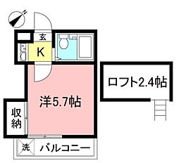 Richisse羽沢横浜国大 1Kの間取図画像