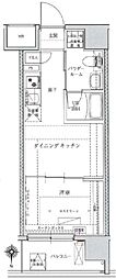 VERXEEDAYASEdue#R 1DKの間取図画像