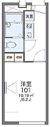 レオパレス小金井公園 1Kの間取図画像