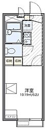 レオパレス鎌倉台 1Kの間取図画像