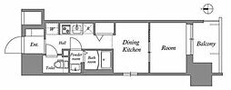 オーパスホームズ川口 1DKの間取図画像