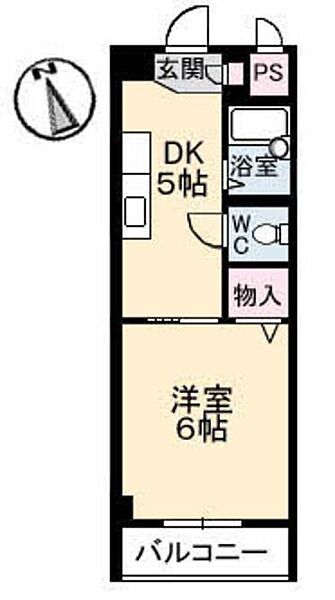 それいゆ A0203｜広島県安芸郡府中町桃山１丁目(賃貸マンション1DK・2階・24.15㎡)の写真 その2