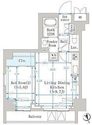 クレインメゾン新川通 1LDKの間取図画像