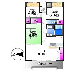 物件の間取り