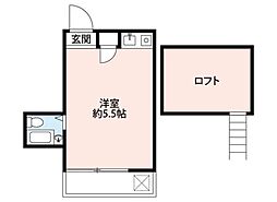 D-RHOMESNERIMA2 ワンルームの間取図画像