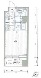 パティーナ三田台 1Kの間取図画像